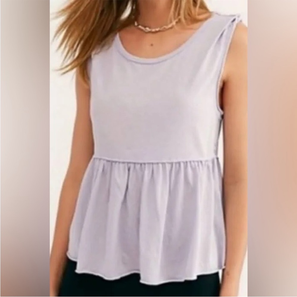 FREE PEOPLE We The Free Anytime Tank Lilac Purple Size XS
